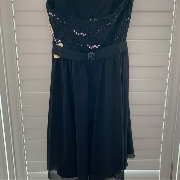 NWT Jessica Size 8 Black Strapless Dress - Picture 4 of 4